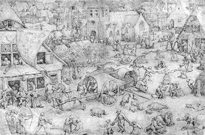 The Fair at Hoboken Pieter Bruegel